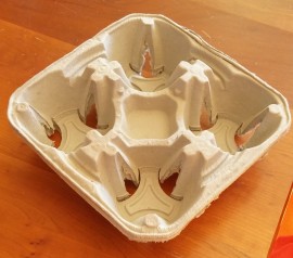 picture of cardboard fast food drink trays