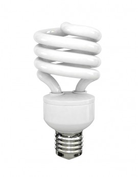 picture of compact fluorescent bulbs (CFLs)